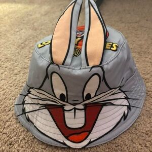 Warner Bros. Bugs Bunny Kids Hat - Light Gray and Red
